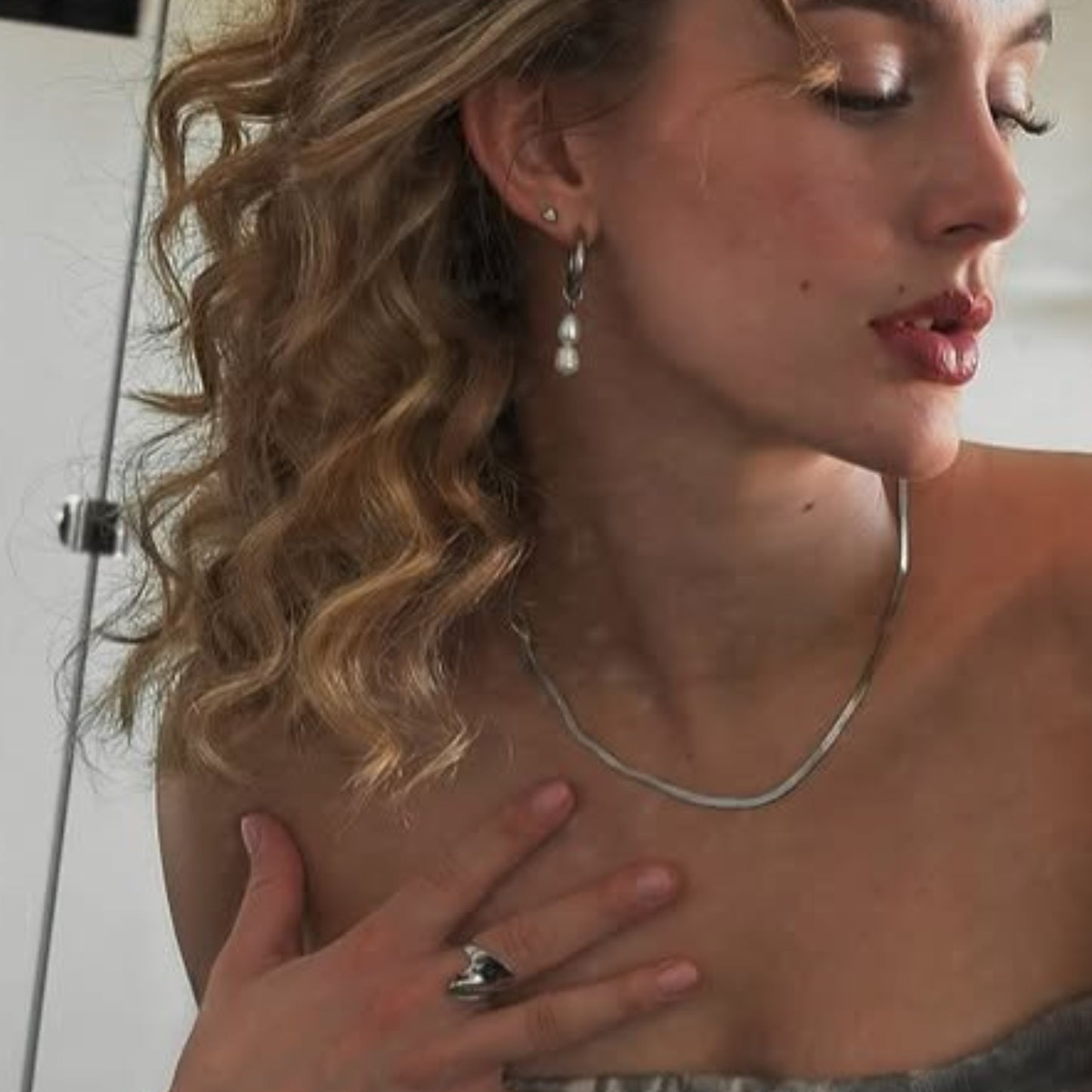 Noelle Necklace - Silver