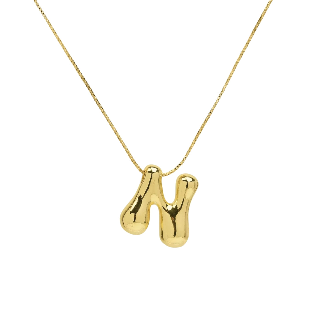 Buchstaben Halskette - Gold