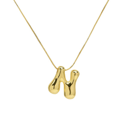 Buchstaben Halskette - Gold