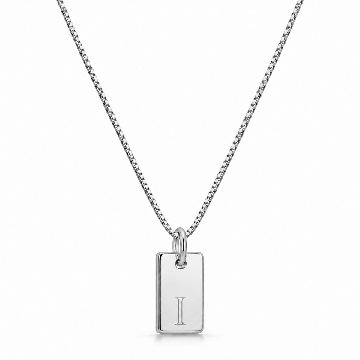 Platte Halsketting - Zilver