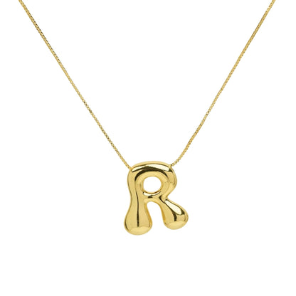 Buchstaben Halskette - Gold