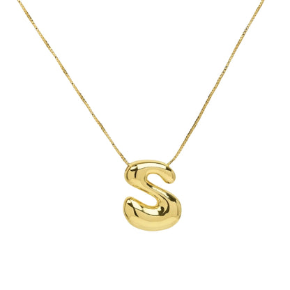 Buchstaben Halskette - Gold