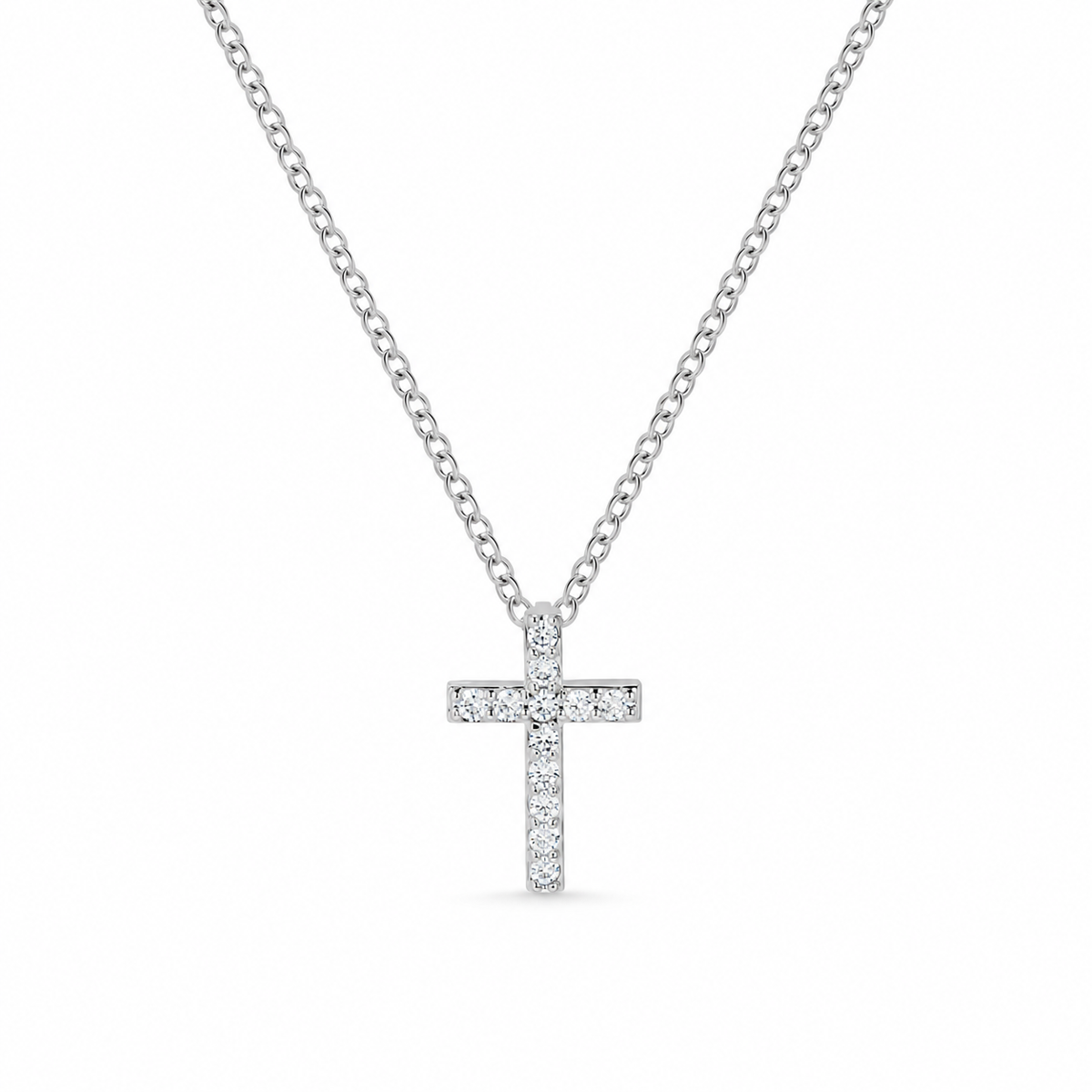 Cross Ketting - Zilver