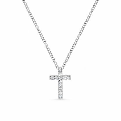 Cross Ketting - Zilver