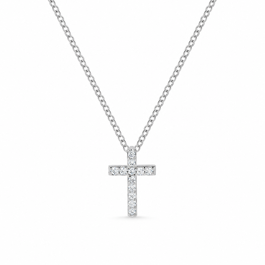Cross Ketting - Zilver