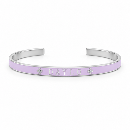 Armband - Zilver/Paars