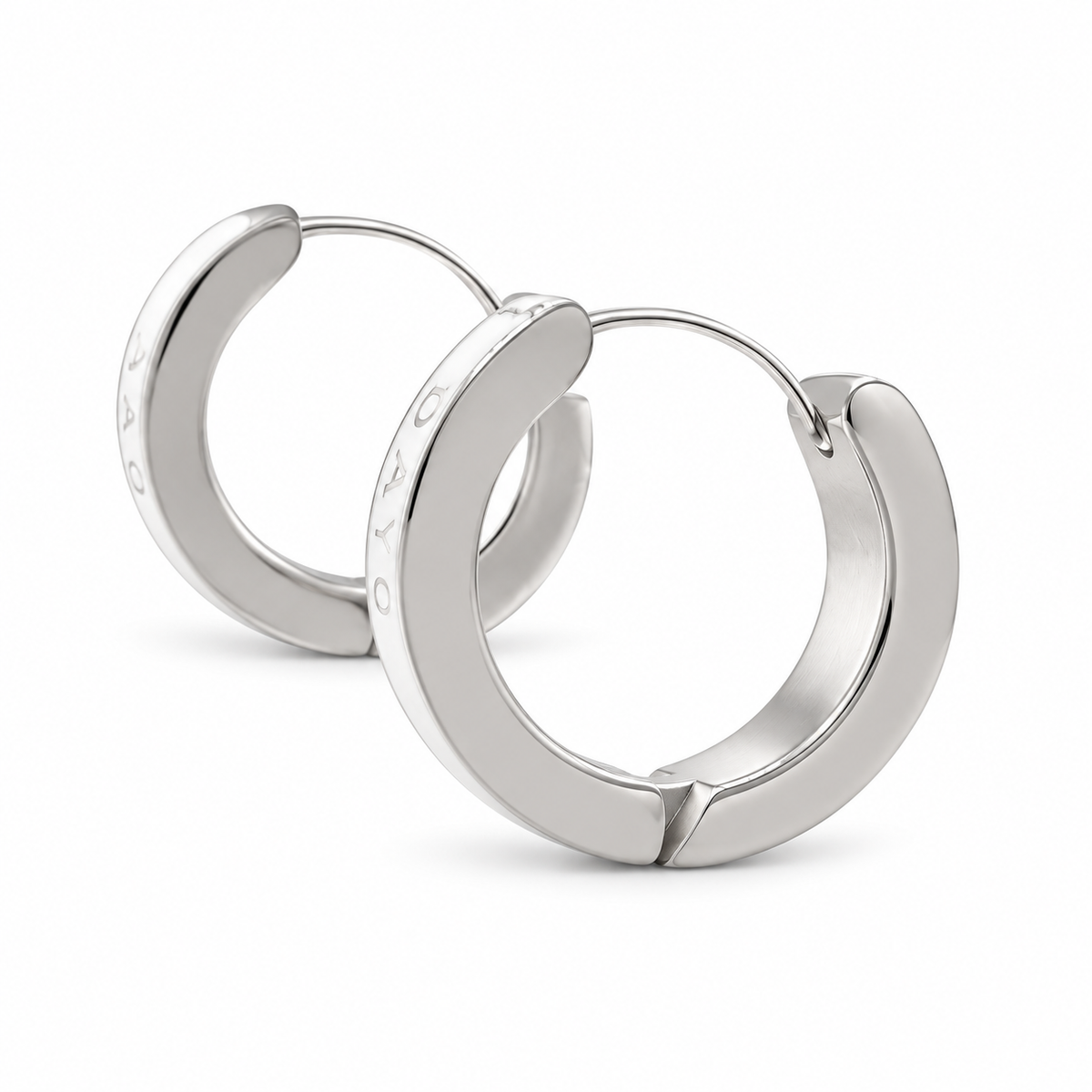 Classic Oorbellen - Zilver/Wit
