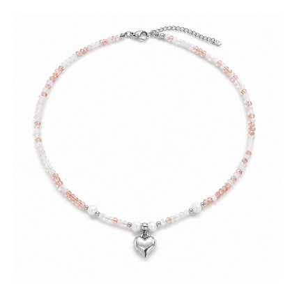 Elia Hart Parelketting - Zilver