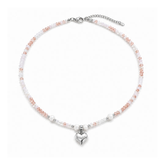 Elia Hart Parelketting - Zilver